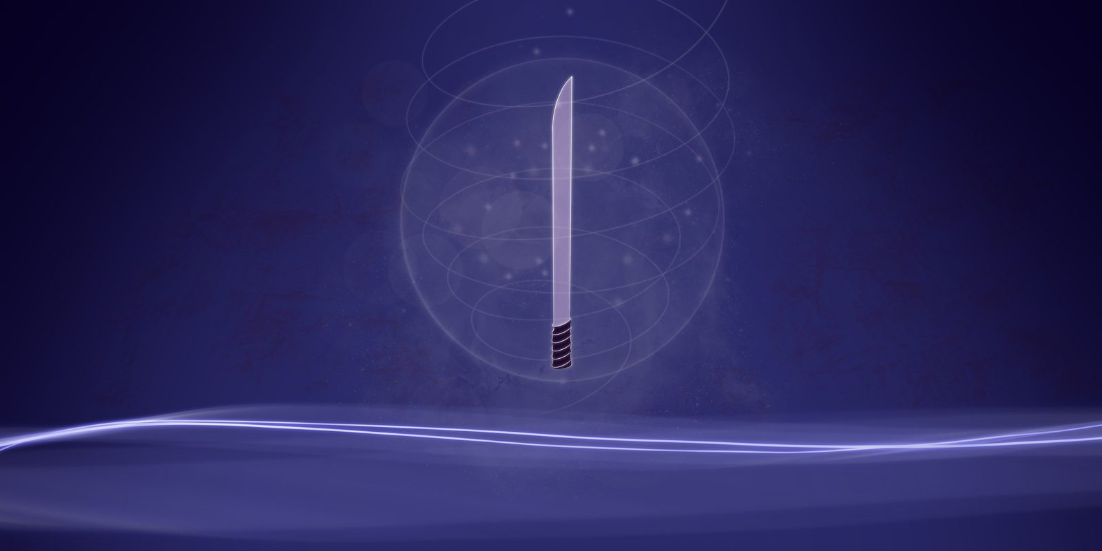 Spiral U concept painting